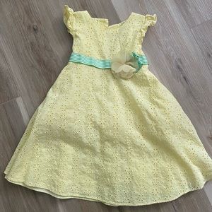 Goodlad eyelet yellow dress
